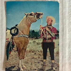 Vintage 1992 Roy Rogers Christian Literature Cowboy Western  Tracard #4
